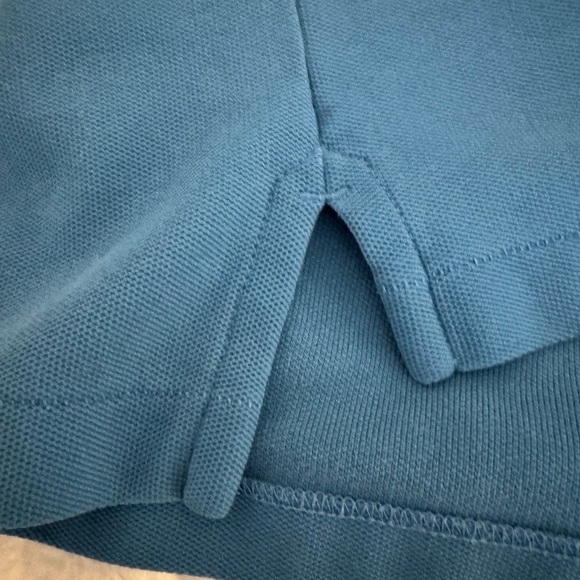 L.L. Bean Polo Shirt Men's 2XLarge Tall Blue Wrinkle Resistant Outdoor Casual - Picture 7 of 8